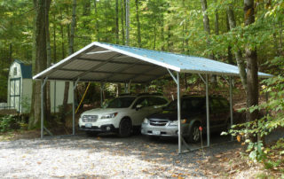 A-Frame Style Steel Carport - Utterson, Ontario