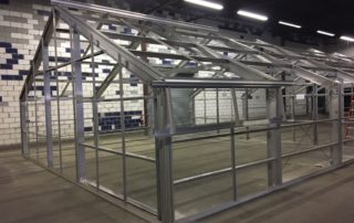 Steel Greenhouse Frame in Frederick Maryland, USA